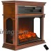 AKDY® 29" Adjustable Setting Freestanding Tempered Glass Electric Fireplace Heater w/ Remote Control - B01N3VVN1A